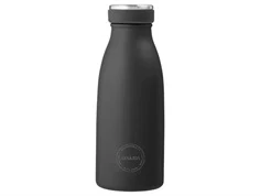 AYA&IDA sort ståldrikkeflaske 350ml